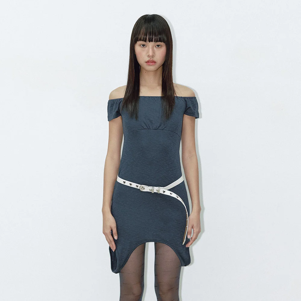 HEART SLIM BELT (IVORY)