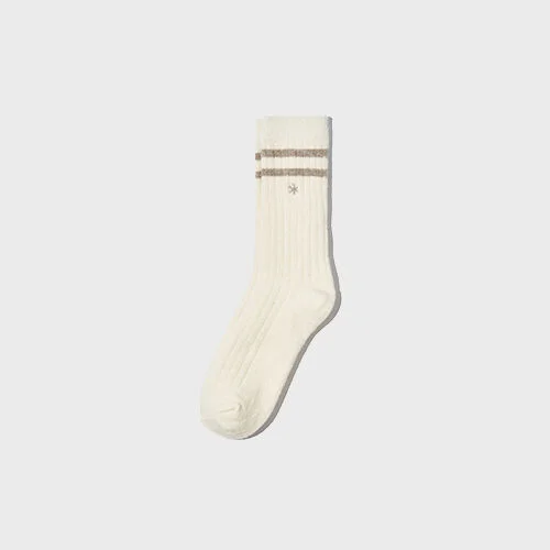 Asterisk 長筒 Wool Socks Off White (S22WURSO01)