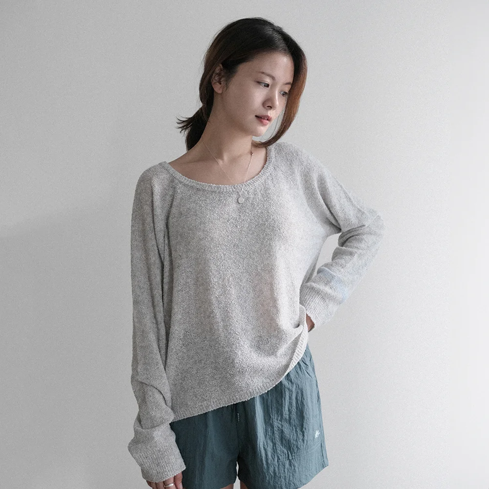 (w) bangle boucle knit (2colors)