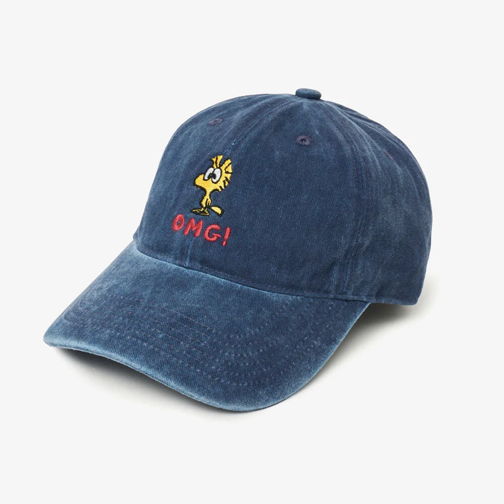 Woodstock 石洗 水洗 棒球帽 (NAVY)