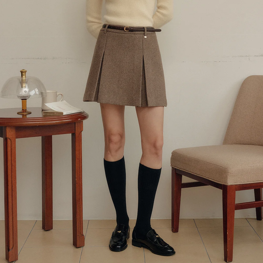 Nova 羊毛 半身裙 / NOVA WOOL SKIRT_2colors