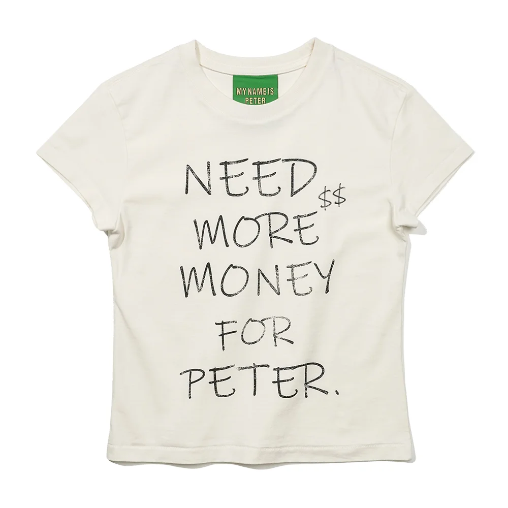 (W) MONEY T-SHIRT - WHITE
