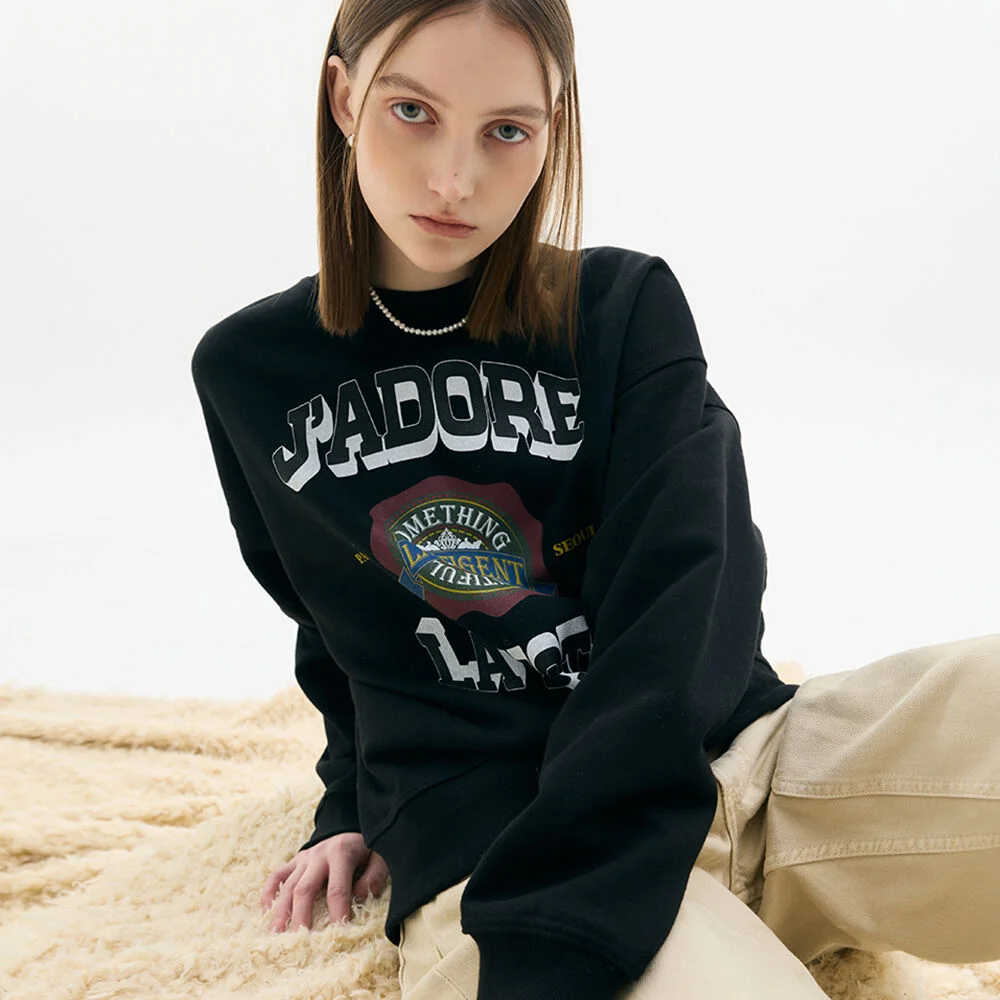 LX THREE D SWEATSHIRT(BLACK)