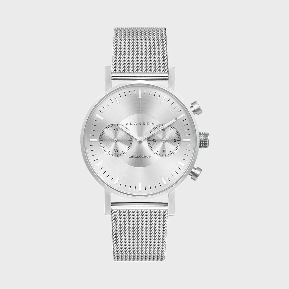 VOLARE CHRONOGRAPH SILVER MESH 42mm - VO15CH002M