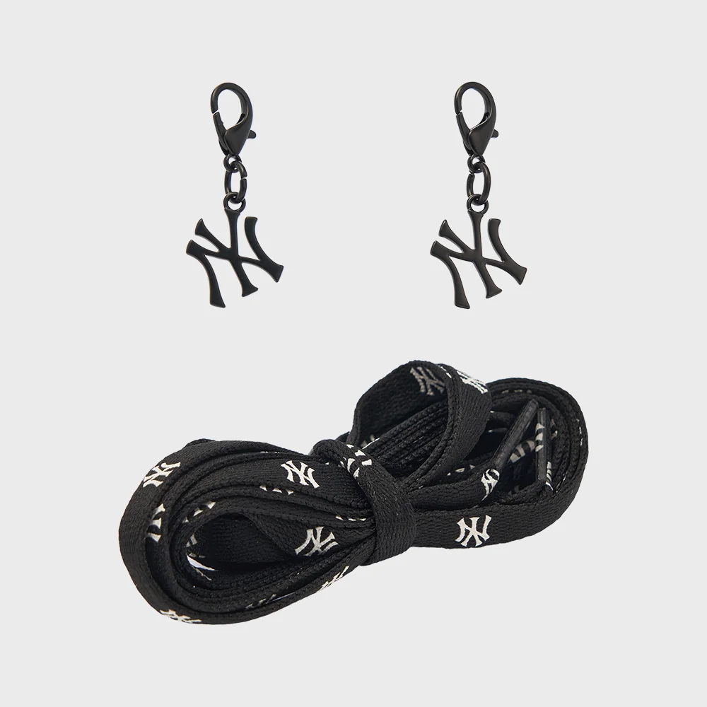 隊徽 多巴胺 Shoelace 套裝 NY (Black)