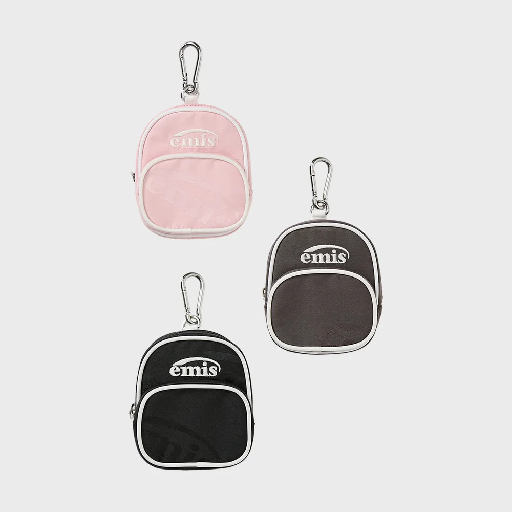 LOGO JACQUARD KEYRING