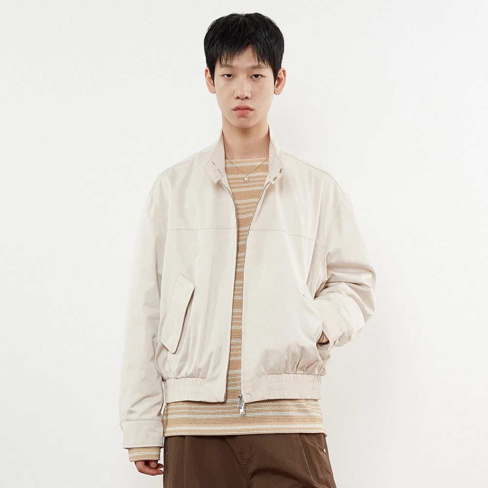 2-WAY 寬鬆 Harrington 外套_4COLOR