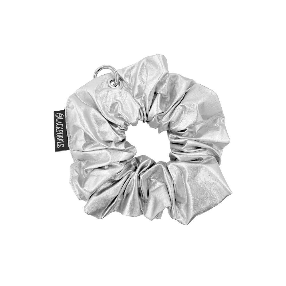 小馬 孔眼 髮圈 Pony Eyelet Scrunchie_Silver