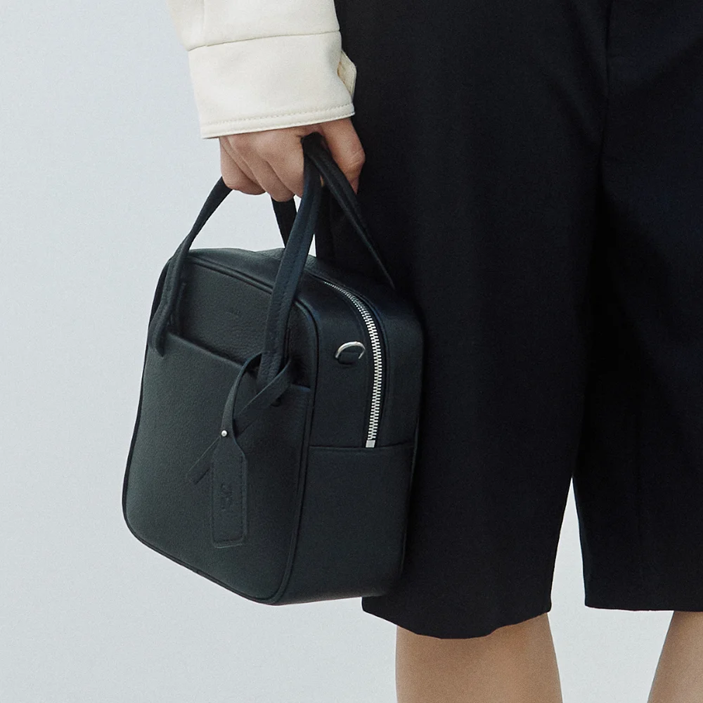 NADEL BOWLING TOTE BAG (SOFT BLACK)