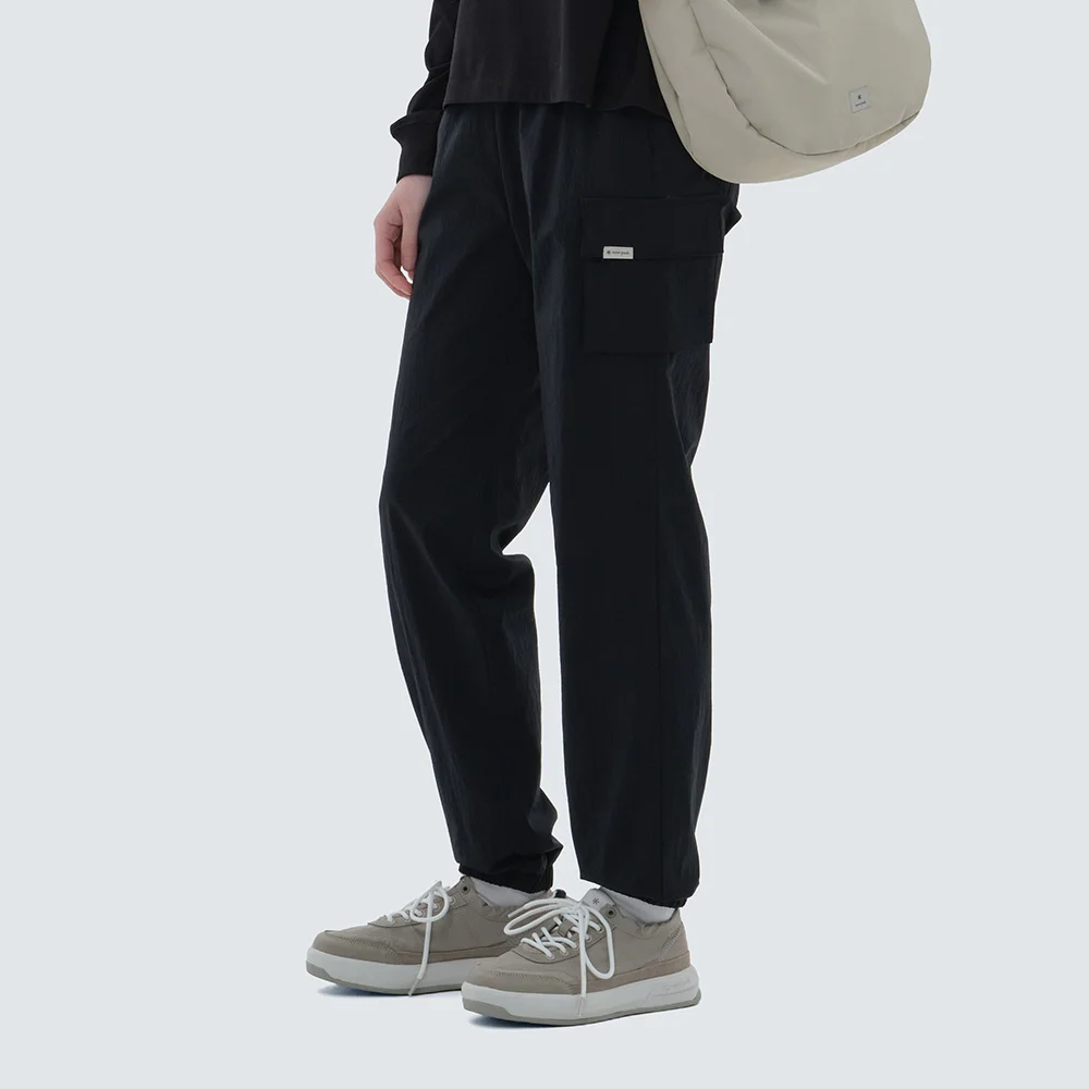 髮根 女裝 工裝 慢跑褲 褲子 Black (S24MWRPT61)
