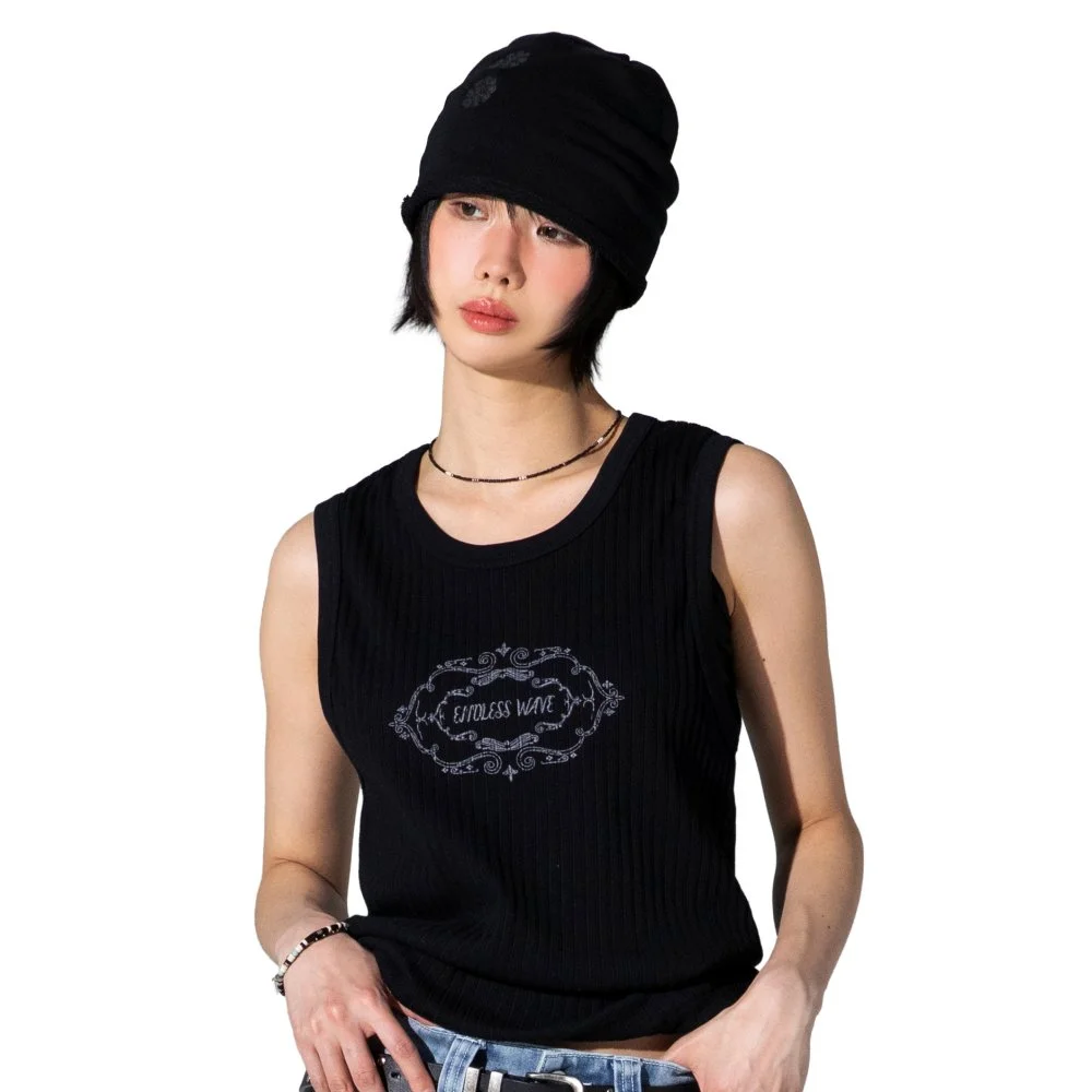 XTT157 遺物 無袖 (BLACK)