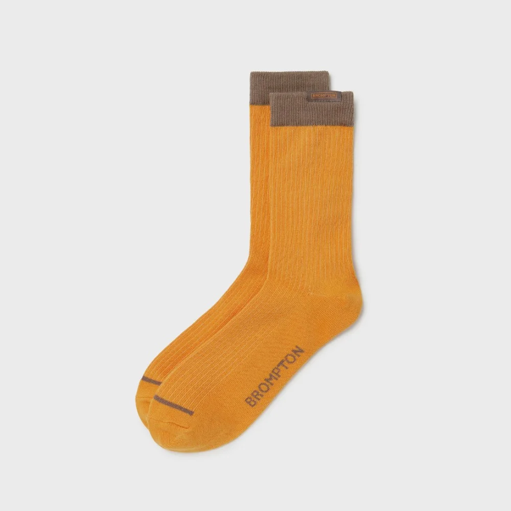 LABEL POINT LONG SOCKS - ORANGE (P255ASO201)