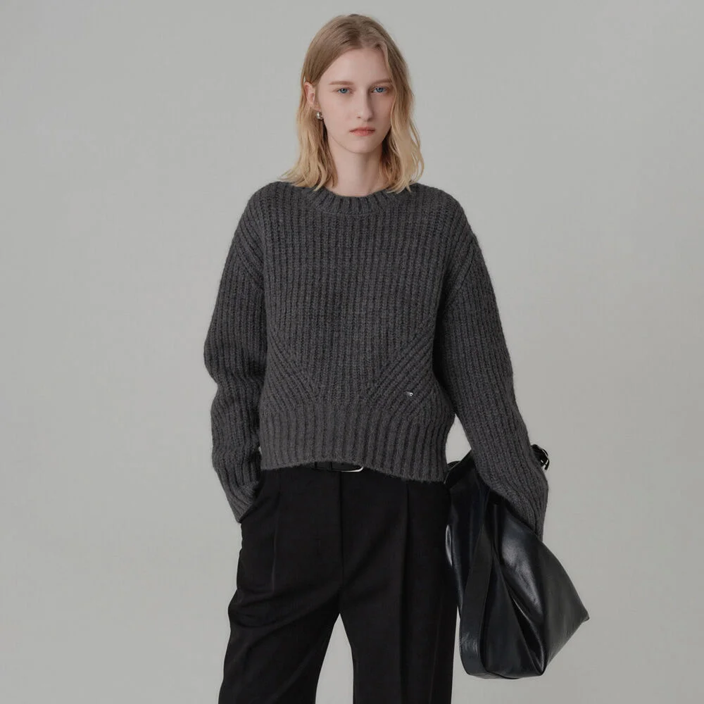 Zinnia 羊駝毛 針織衫 / GINIA ALPACA KNIT_4colors