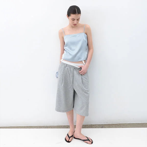 AN CONTRAST WAIST BAND BURMUDA PANTS (PT-5785)