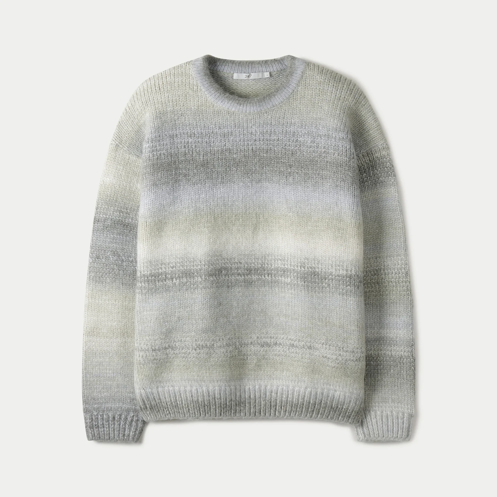 GRADATION CREW KNIT GREEN