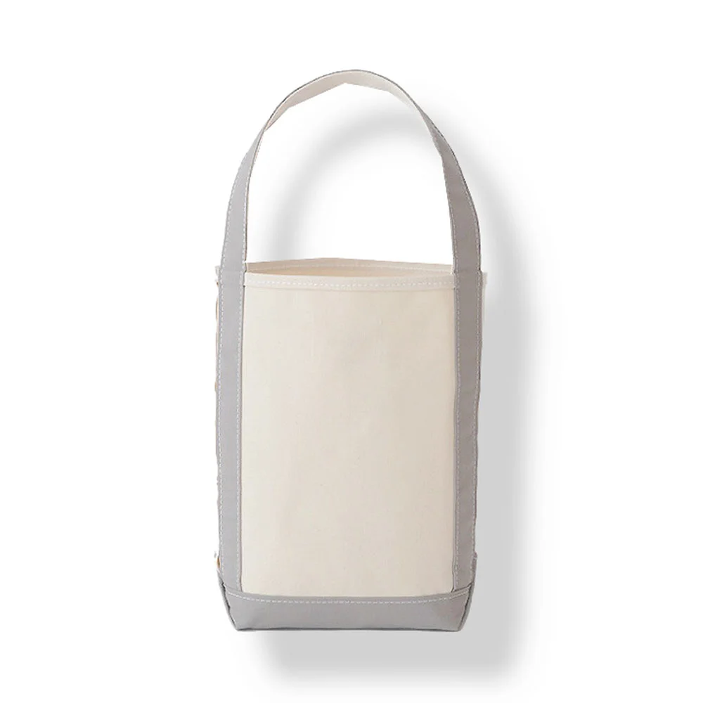 Tembea BAGUETTE TOTE MEDIUM (NATURAL + GREY)