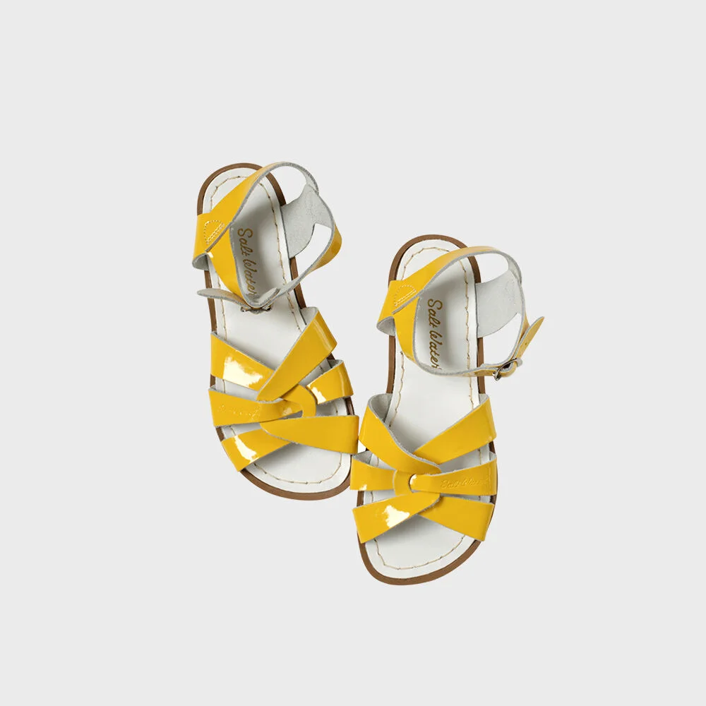 SALT-WATER SANDAL ADULT ORIGINAL PREMIUM SHINY YELLOW