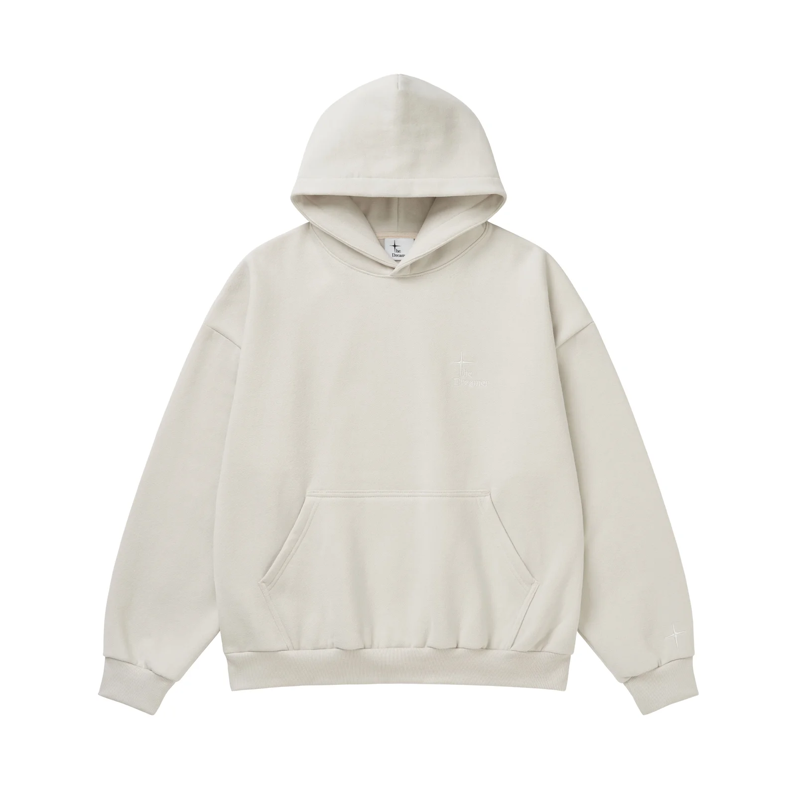 加重毛毯 連帽衫 雲朵 白色