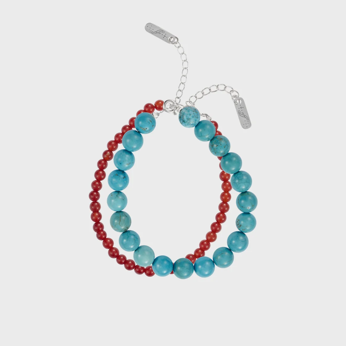 gem duo bracelet-red blue