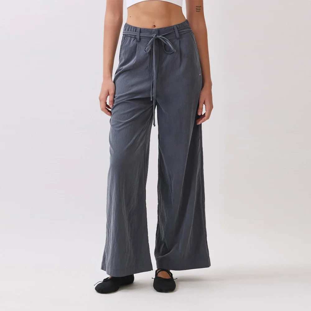 PJ474 WOVEN PANTS D.GRAY