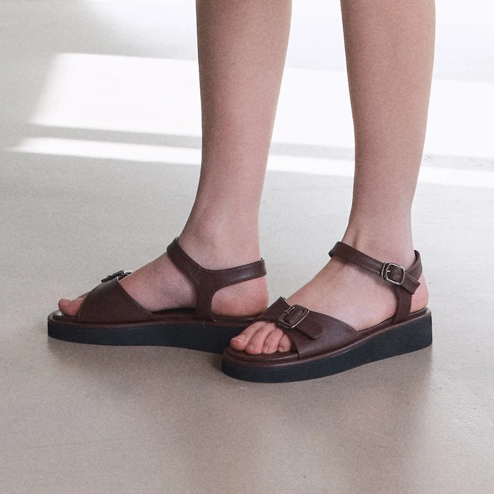 EO2615 Double Buckle Platform(color)