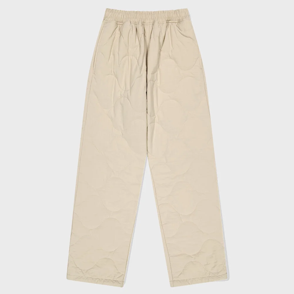 QUILTED PANT BEIGE(MG2DFMPA21A)