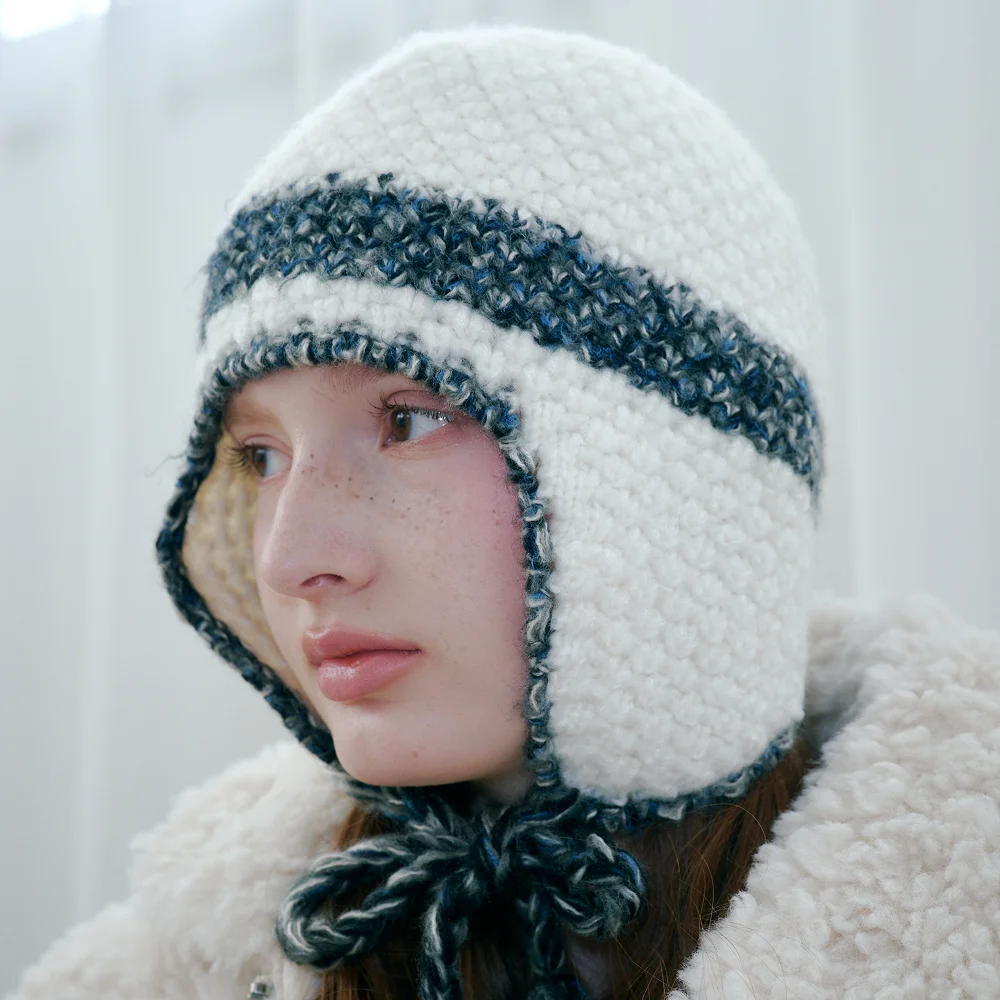 Blended Line Earflap Beanie