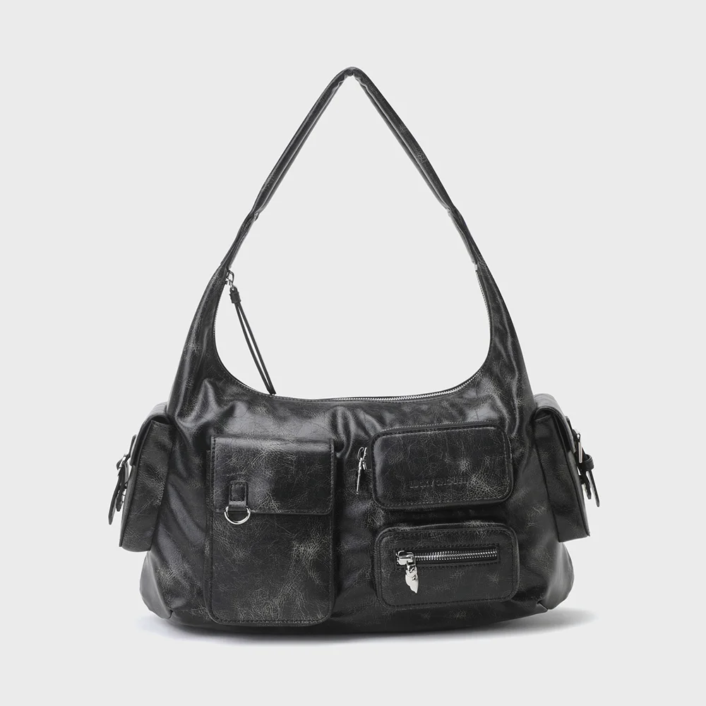 Large Pocket Hobo Bag (black)_LXBAM25210BKX