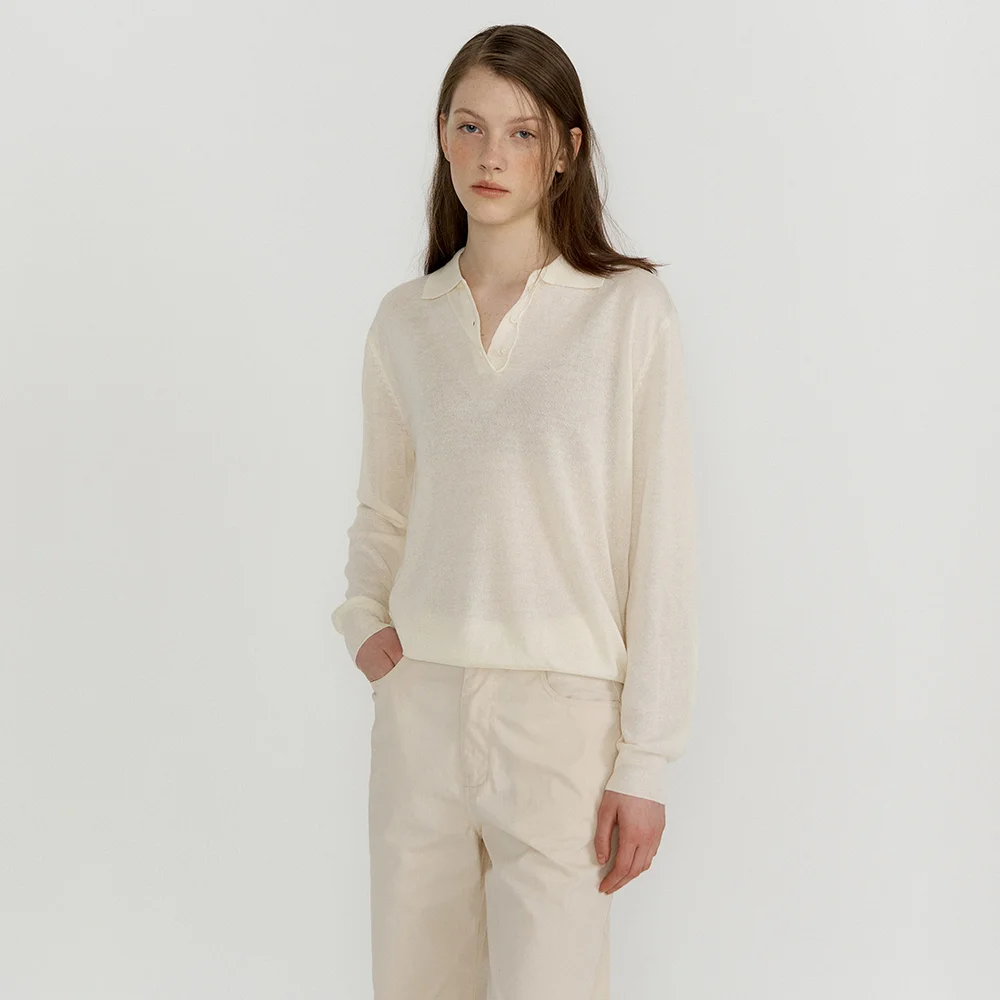 Lami Collar Knit (Ivory)