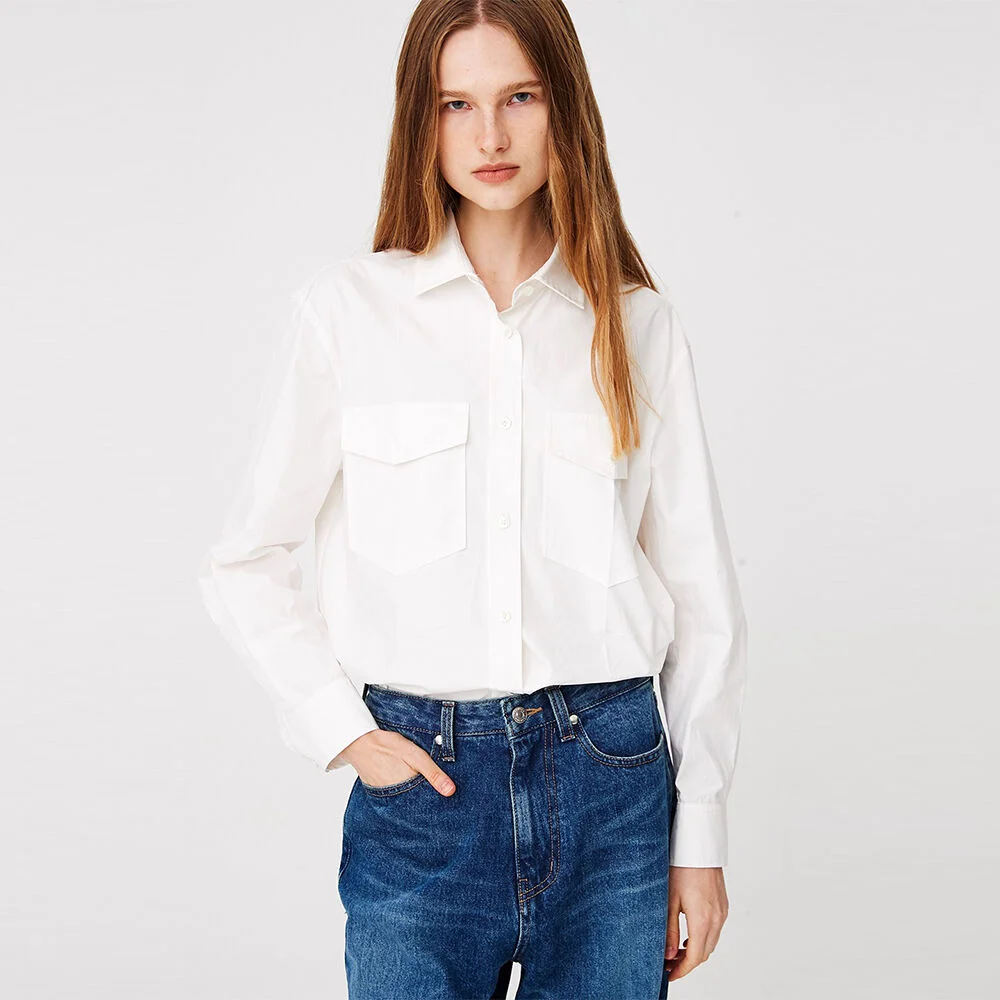 Pocket Classic Shirt / White