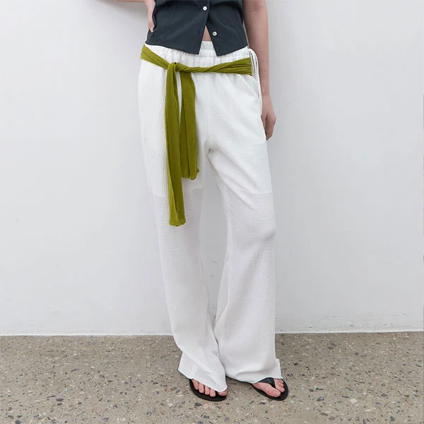 SIDE STRING BANDING BOOTCUT PANTS (PT-5780)