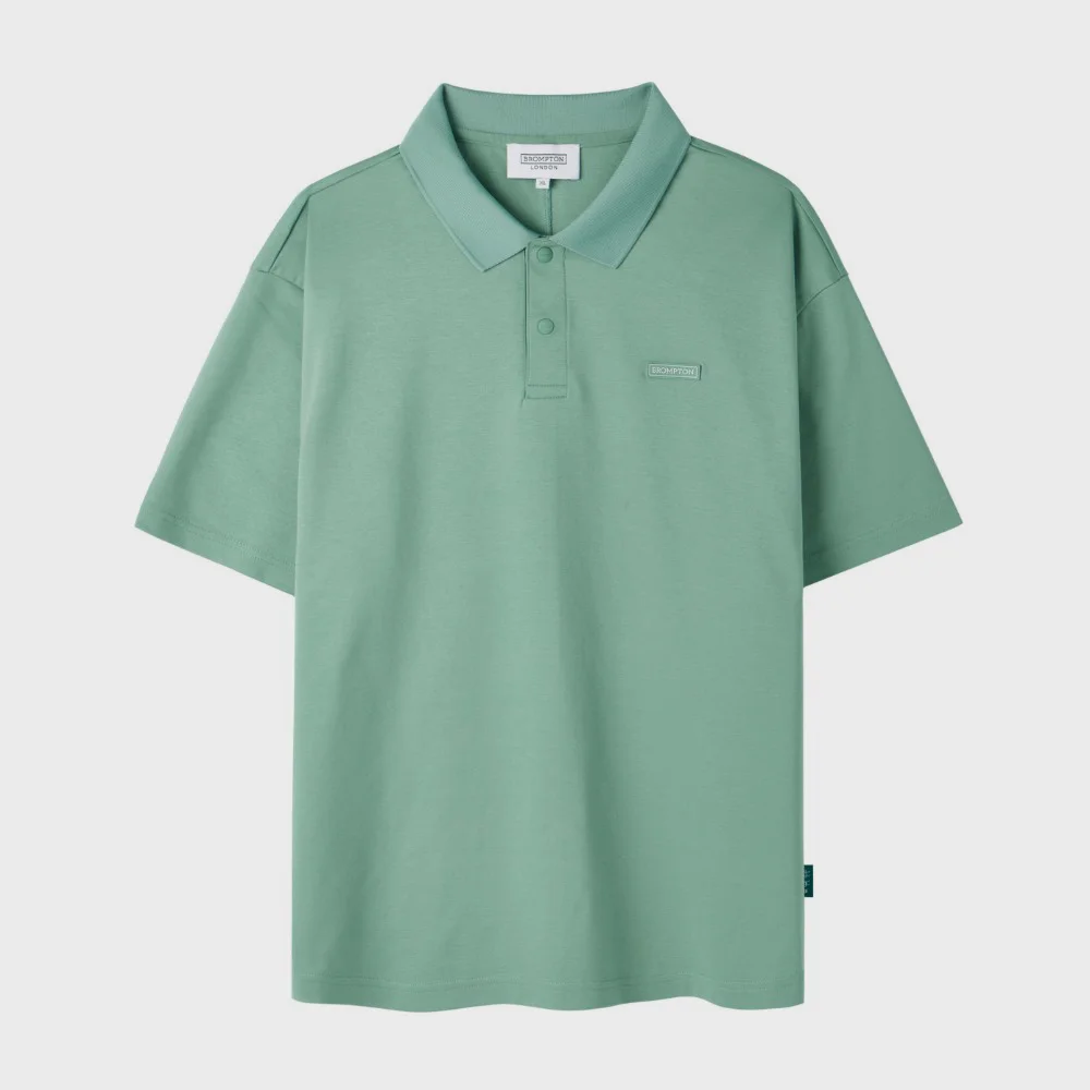 SUPIMA COLLAR T-SHIRT - GREEN (P262MPL136)