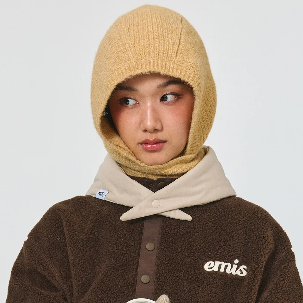 MUFFLER BALACLAVA-BEIGE