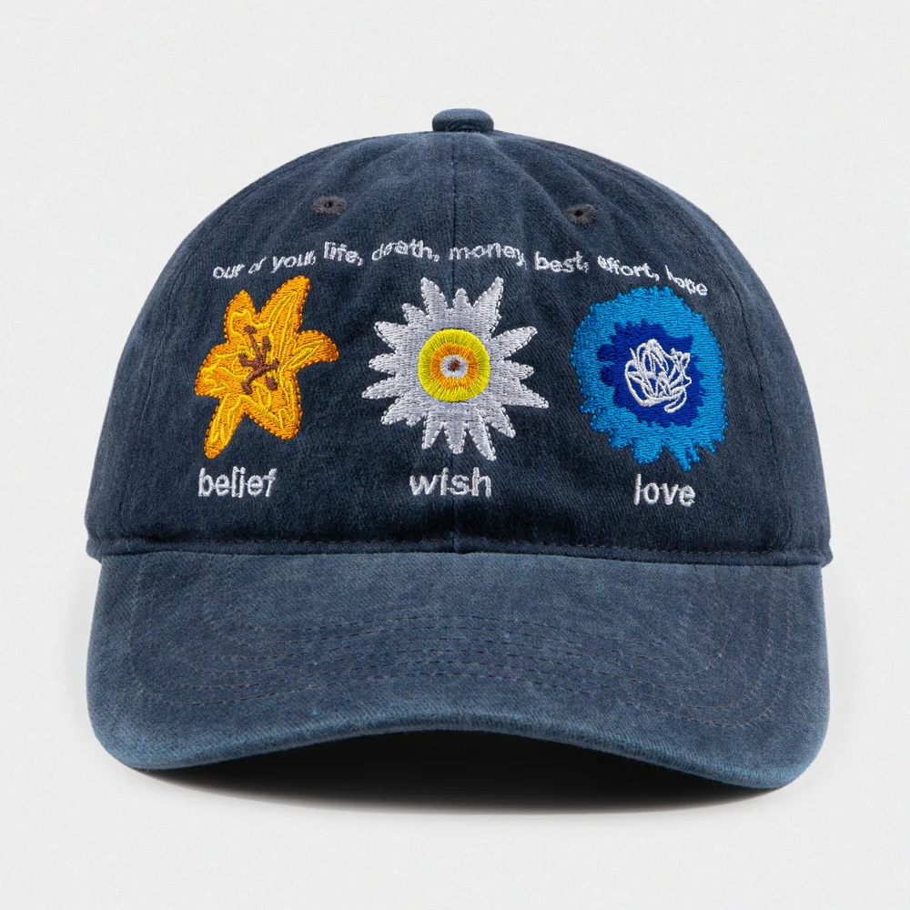 NATIVITY MM CAP STONE WASHING (NAVY)