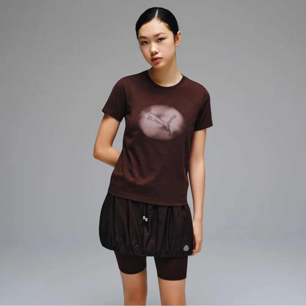 女裝 貓 標誌 短袖 T恤 W Cat Logo SST (52975402)