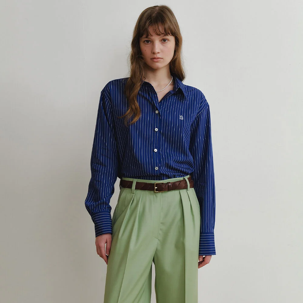 Standard pie shirt Deep blue