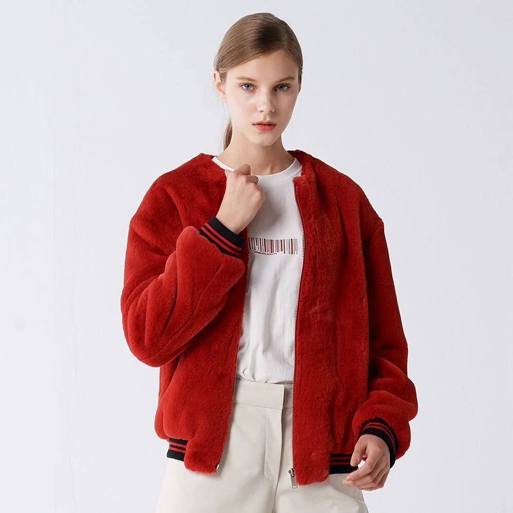 SHORT MUSTANG BLOUSON RED