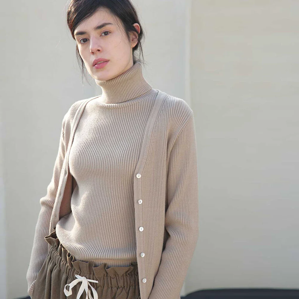 classic turtleneck top