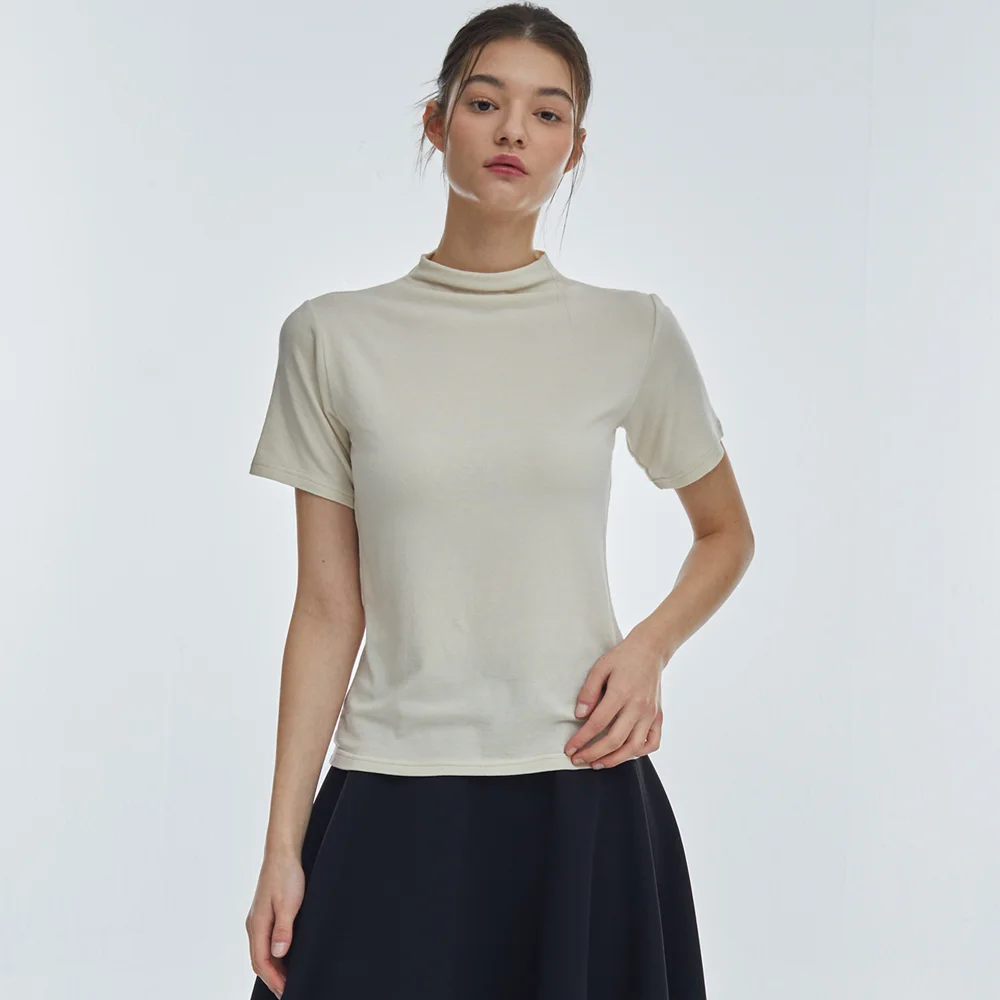 Half-Turtleneck Short-Sleeve