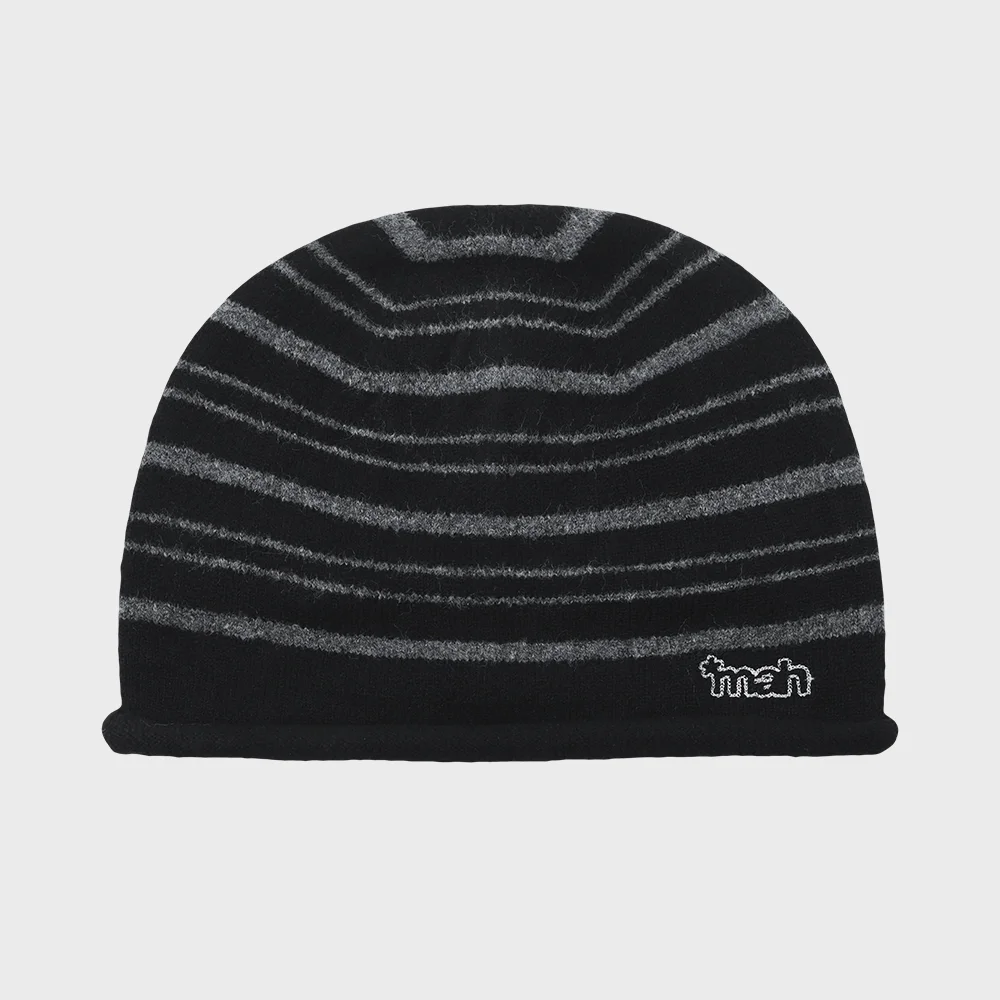 STRIPE ROLL BEANIE