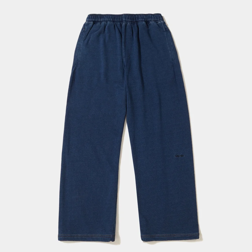 TINY SCRIPT LOOSE-FIT DENIM TERRY SWEATPANTS_MIDNIGHT JEAN