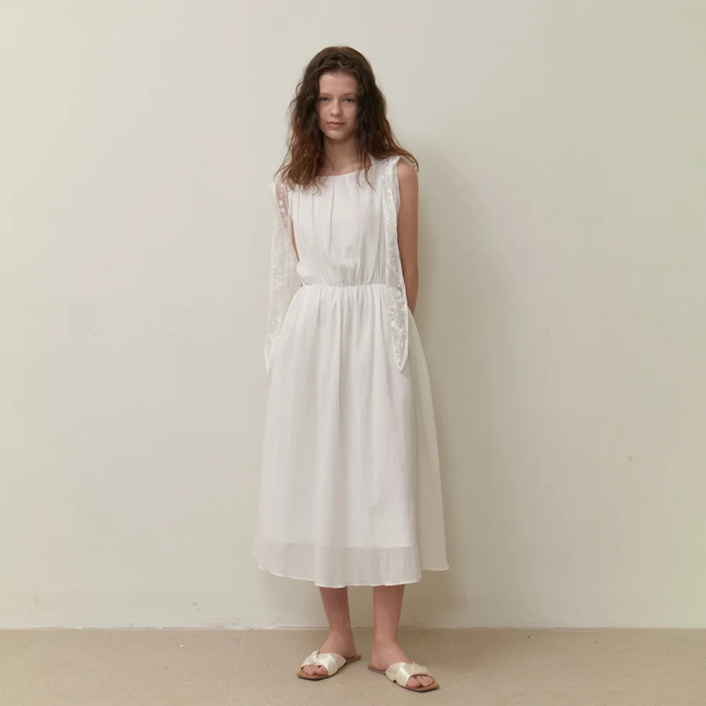 Serne 船領 抽褶 連身裙_Serne Dress_2colors