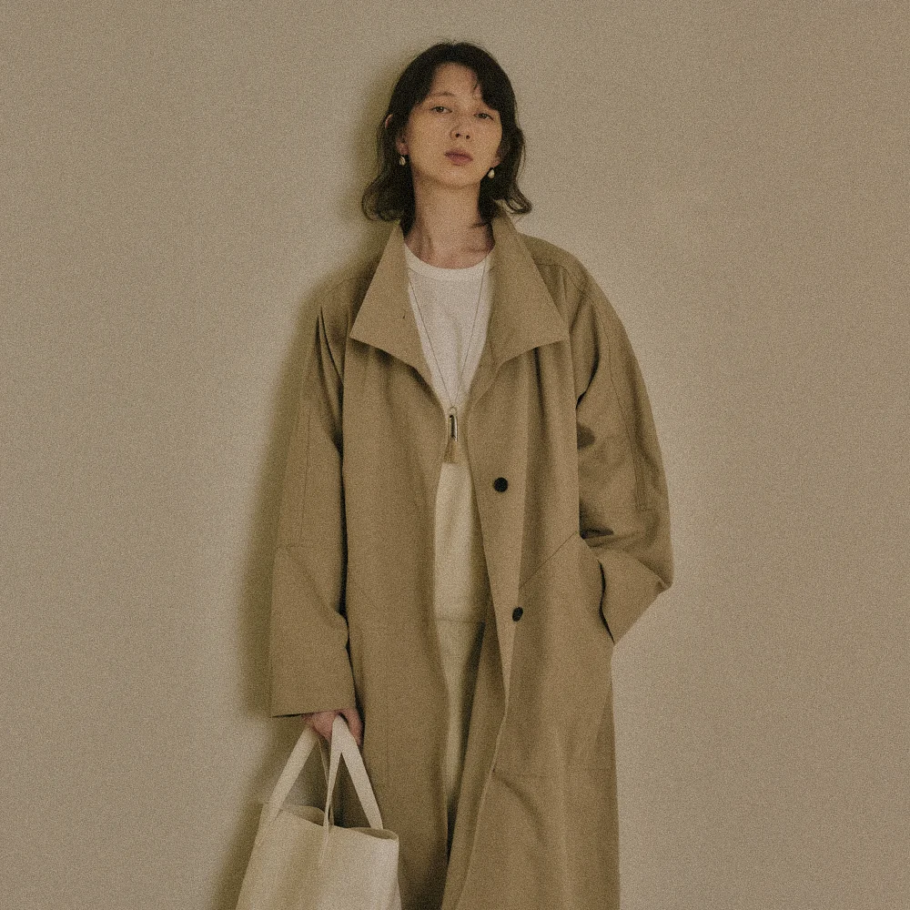 RIVOLI TRENCH COAT_GRAYISH BEIGE