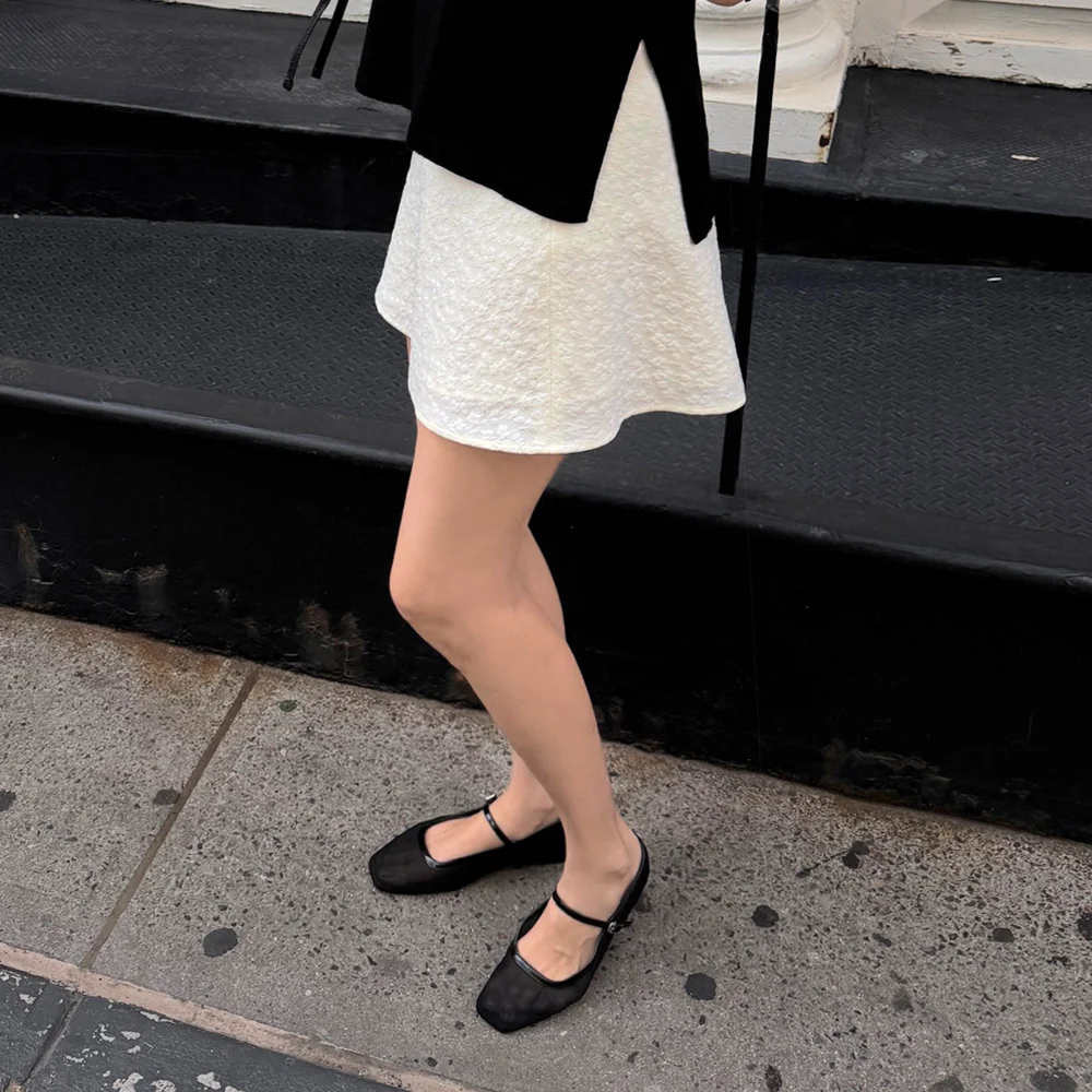 Rena Jacquard Mini Skirt (3 Colors)