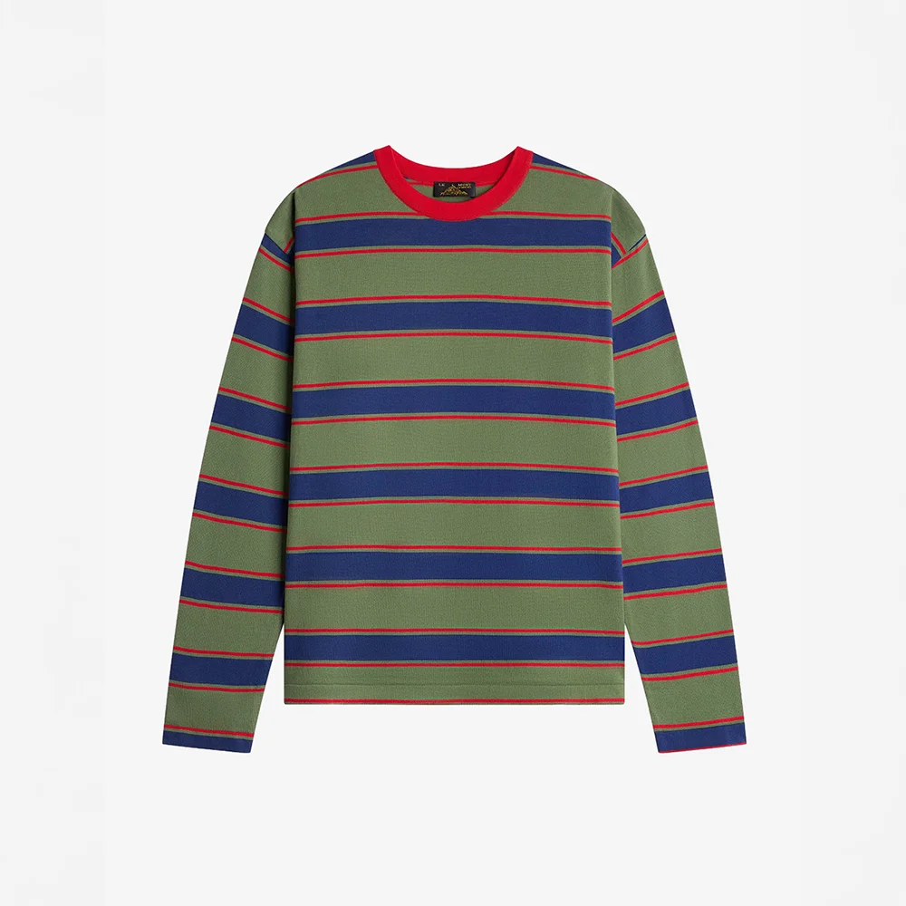 THADEO STRIPED T-SHIRT_Khaki