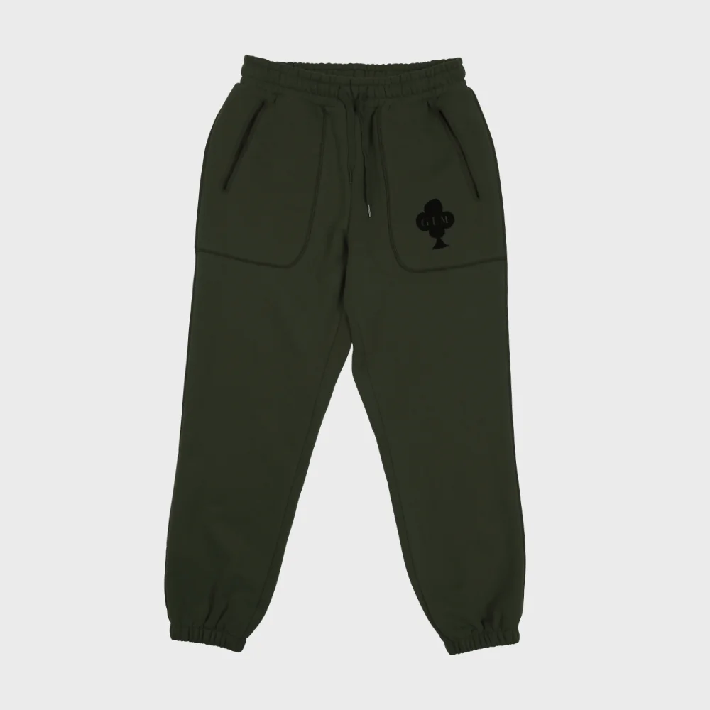 G.L.M SWEAT PANTS -KHAKI