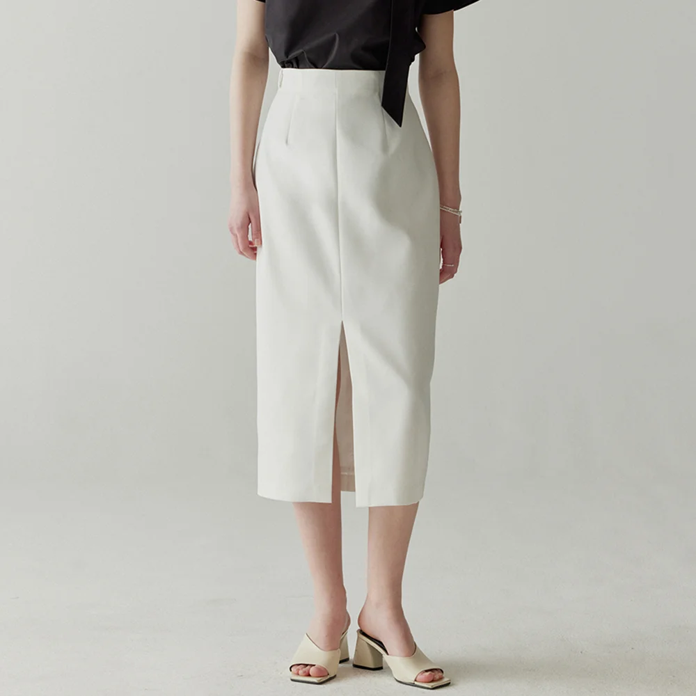 Classic Slit Skirt(2color)