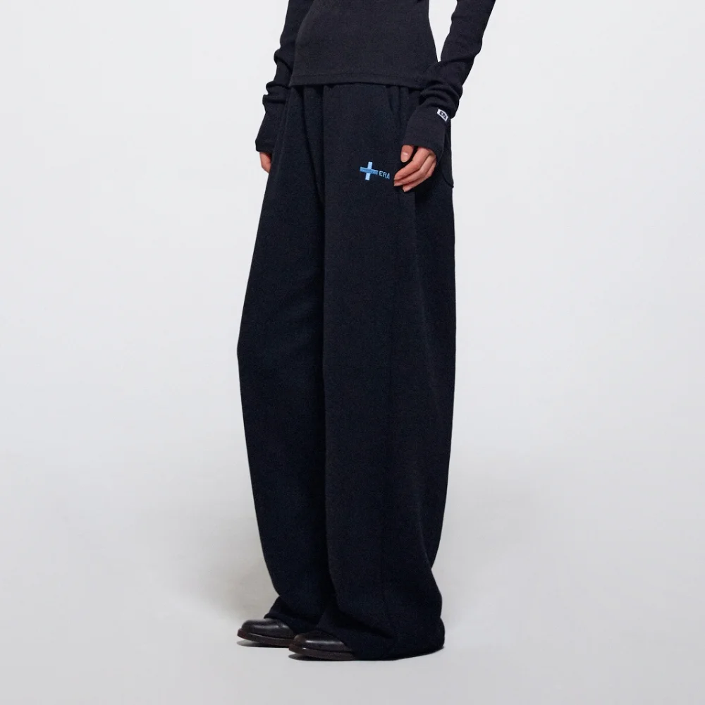 UNISEX ERA HEAVY SWEATPANTS - BLACK