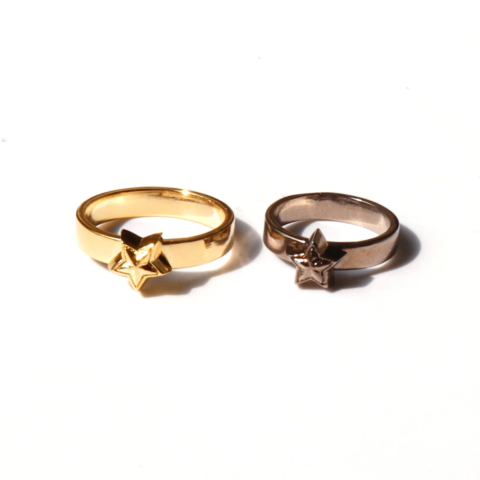 Double star point chic simple Ring 星星 點綴 獨特 醒目 戒指