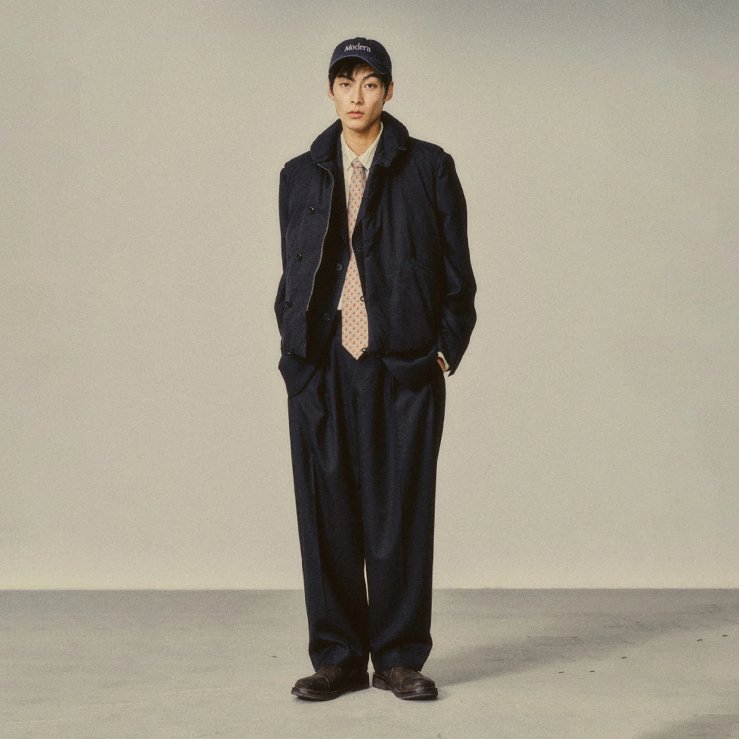 Shawl Collar Down Vest_ Black